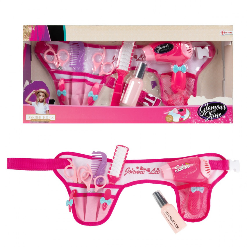 GLAMOUR_SHINE Kadernícky set + bedrová taška + fén