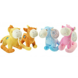 Plyš koník-hrkálka