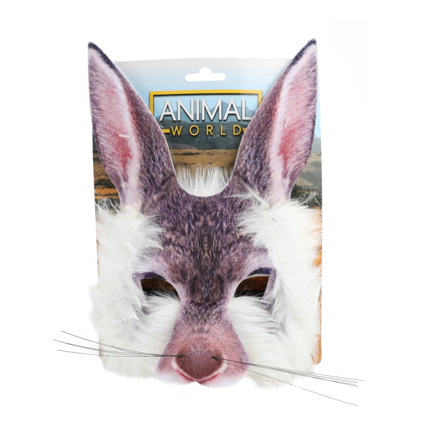 Karnevalová plyšová maska zvieratko