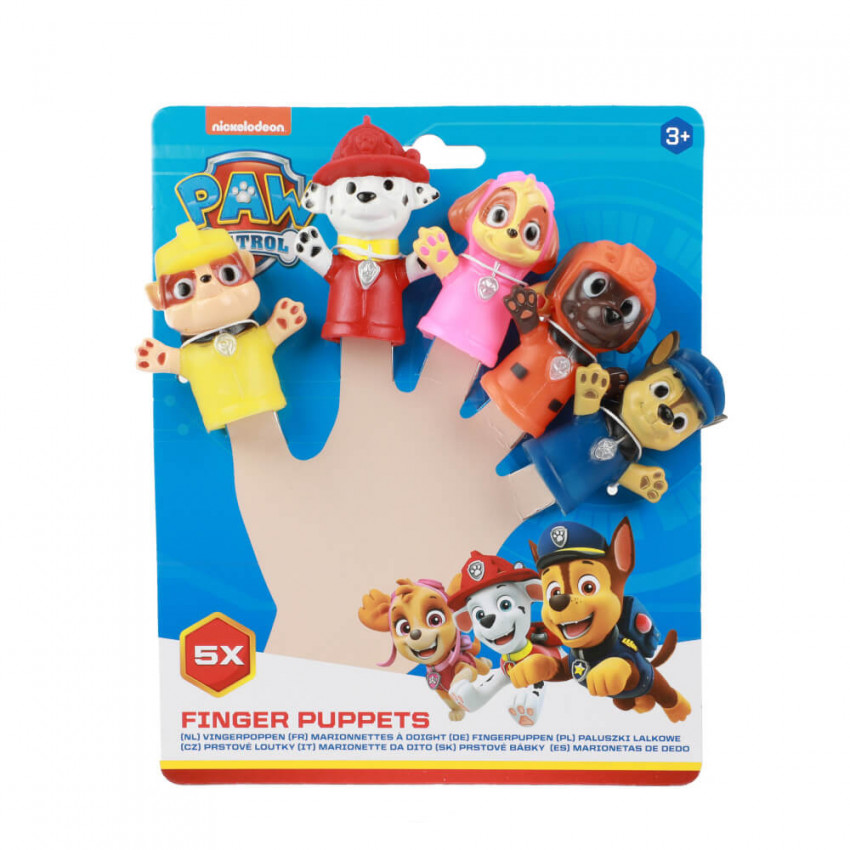 PAW Patrol maňušky na prsty 5ks PAW Patrol maňušky na prsty 5ks