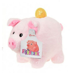 Toi Toys Pokladnička prasiatko ružová