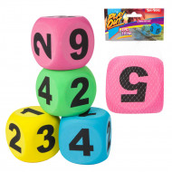 2ksPenové kocky na hranie, 10 cm