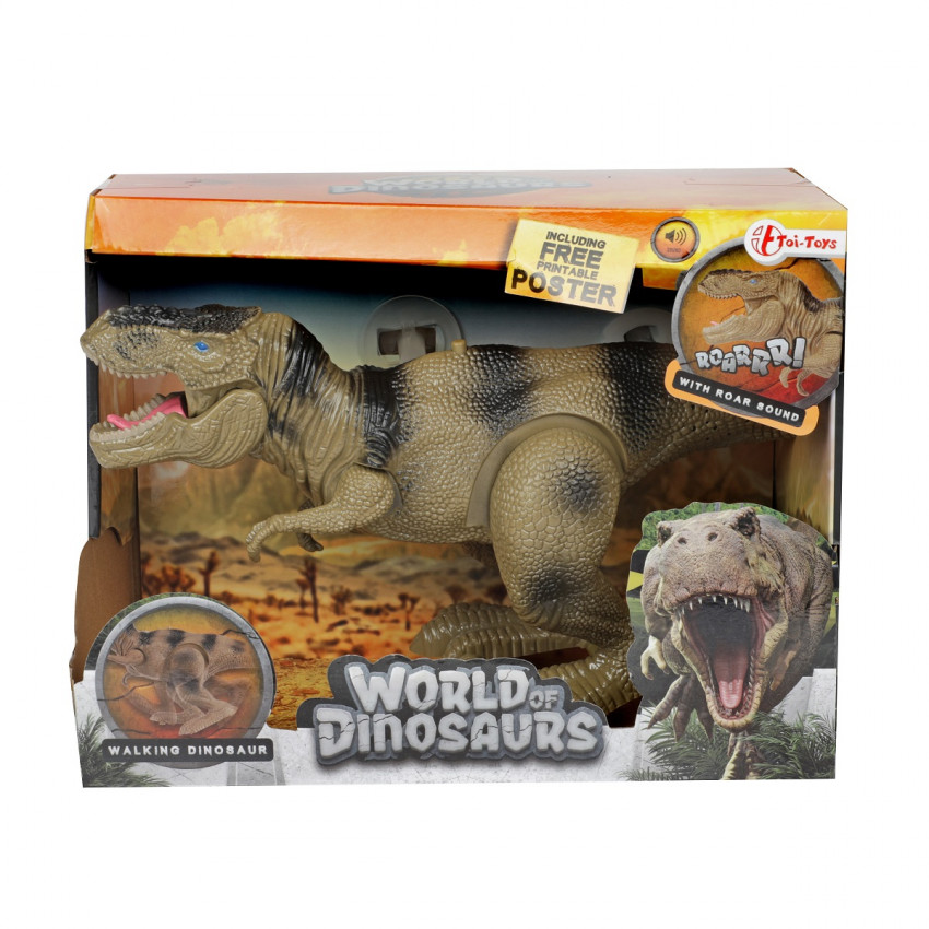 Dino -T-rex- chôdza so zvukom- SVET DINOSAUROV 