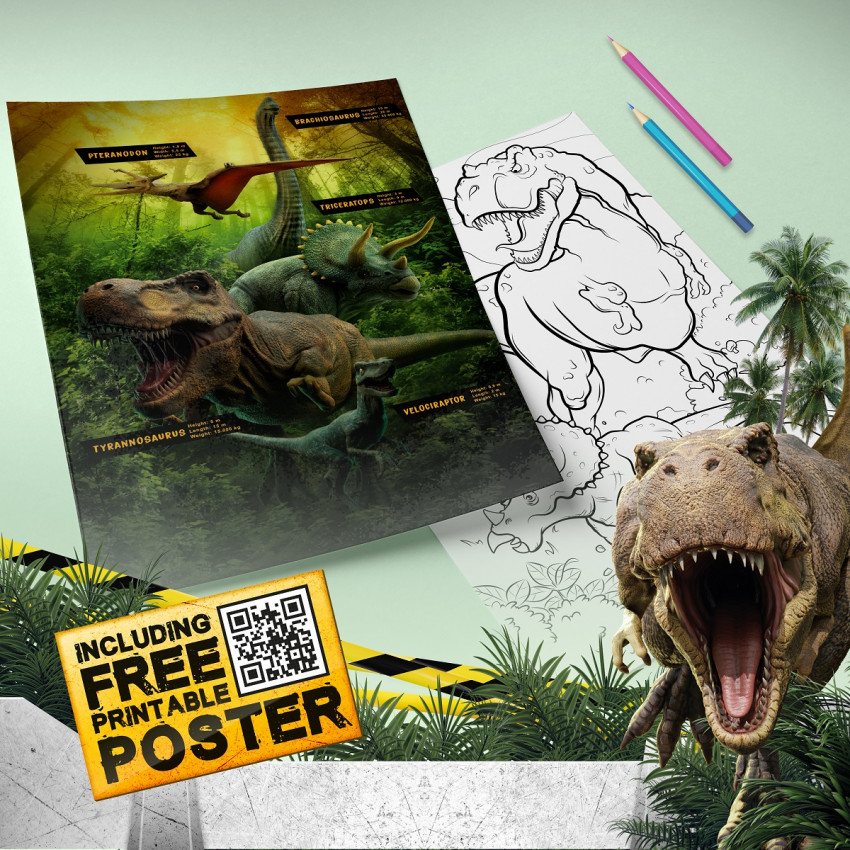 Dino -T-rex- chôdza so zvukom- SVET DINOSAUROV 