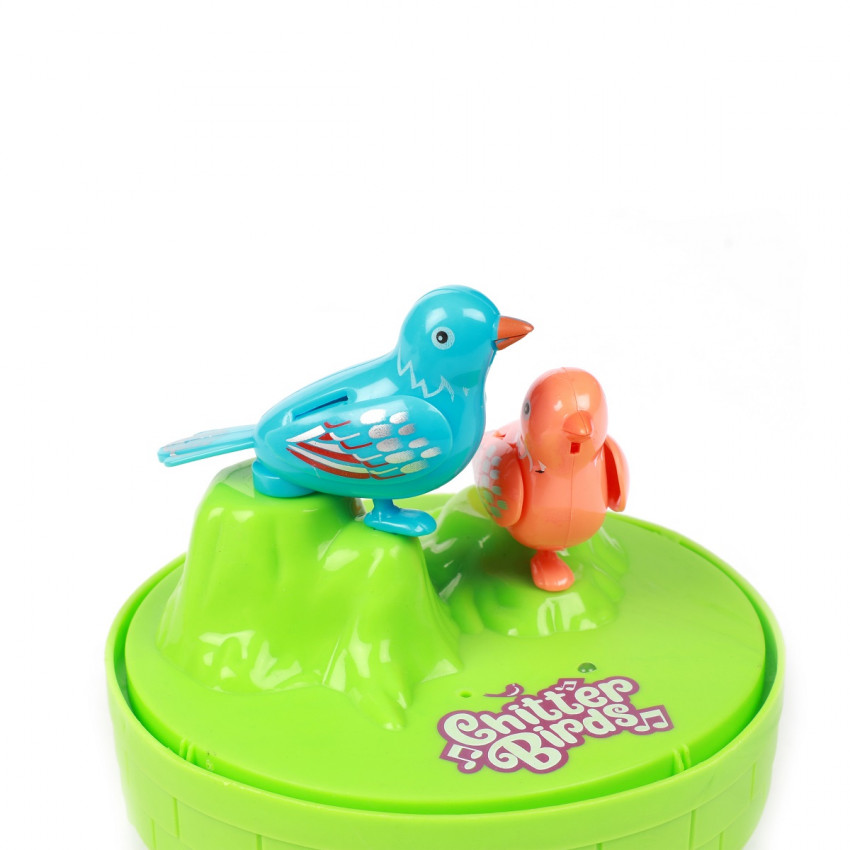 Klietka s pohyblivým vtáčikom na baterky