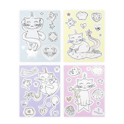 Maliarska sada mačky