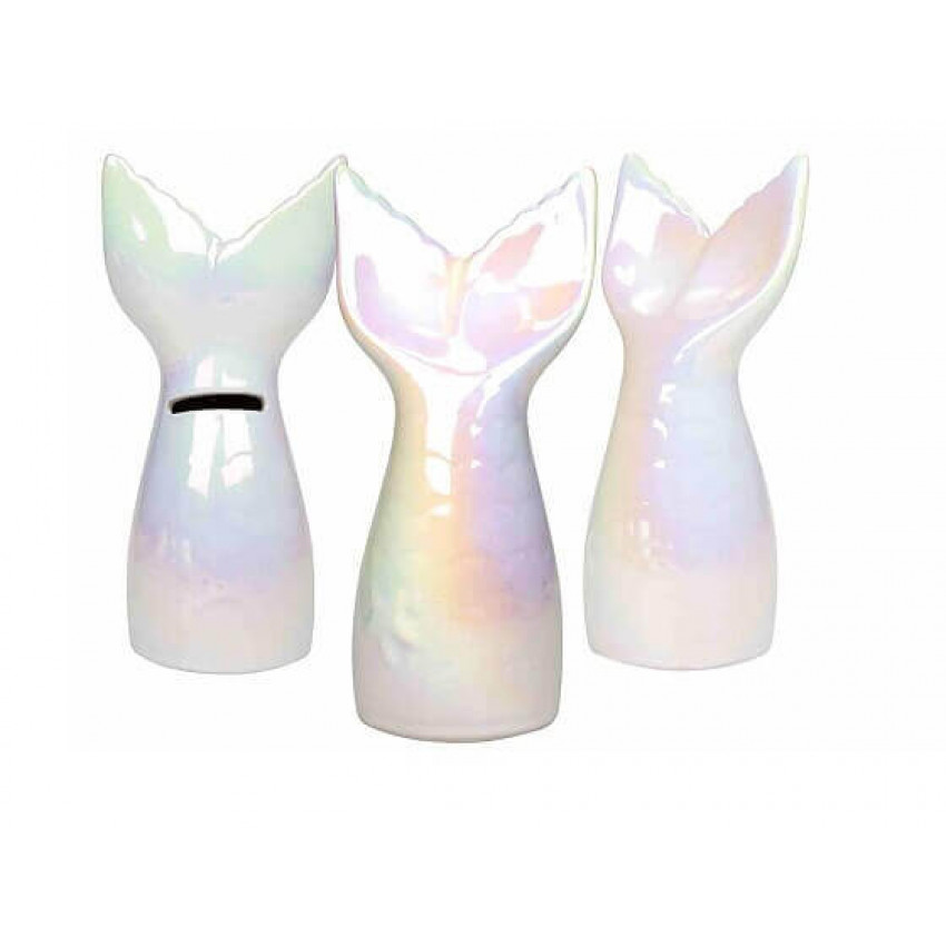 Porcelánová pokladnička - Morská panna 18cm