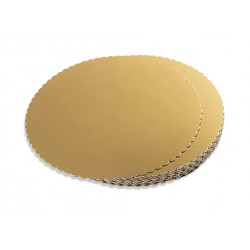 Tortová podložka zlatá kruh 28 cm