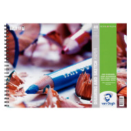 Van Gogh papierový blok na kreslenie so špirálou 40 listov, 42 x 29.7cm, 160g
