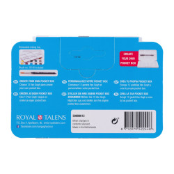 Talens maliarska paleta kovová- oválna