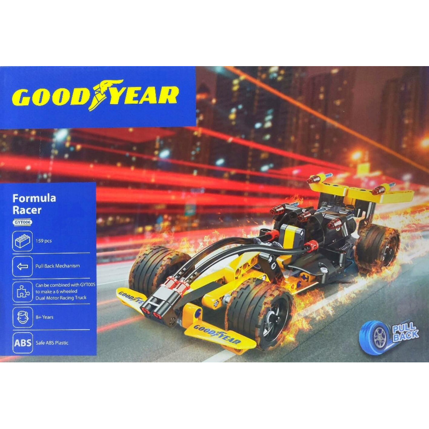 Goodyear formula Official Sport Car GYT006 stavebnica 159 dielikov