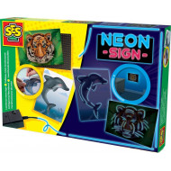 Neónový sveteľný obraz SES tiger, delfín