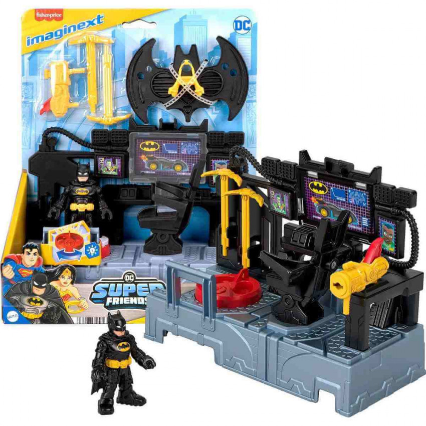 Fisher-Price  Batman veliteľské centrum, Herná sada so svetlami a figúrkou Batmana