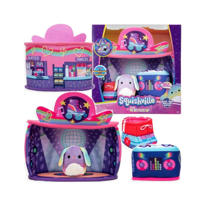 Sada hračiek Jazwares Mini Squishmallow RockRoller Disco 