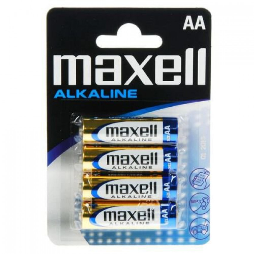 Maxell Baterky LR6, AA alkalické 4 ks