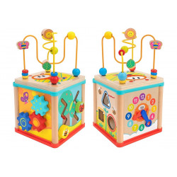 Drevenná multiaktívna kocka SIRWOOD