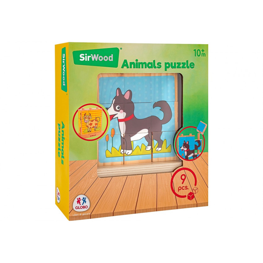 Drevenné kocky-puzzle-napichovacie