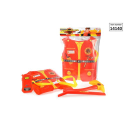  Požiarnik-vesta-sada - Karnevalový kostým