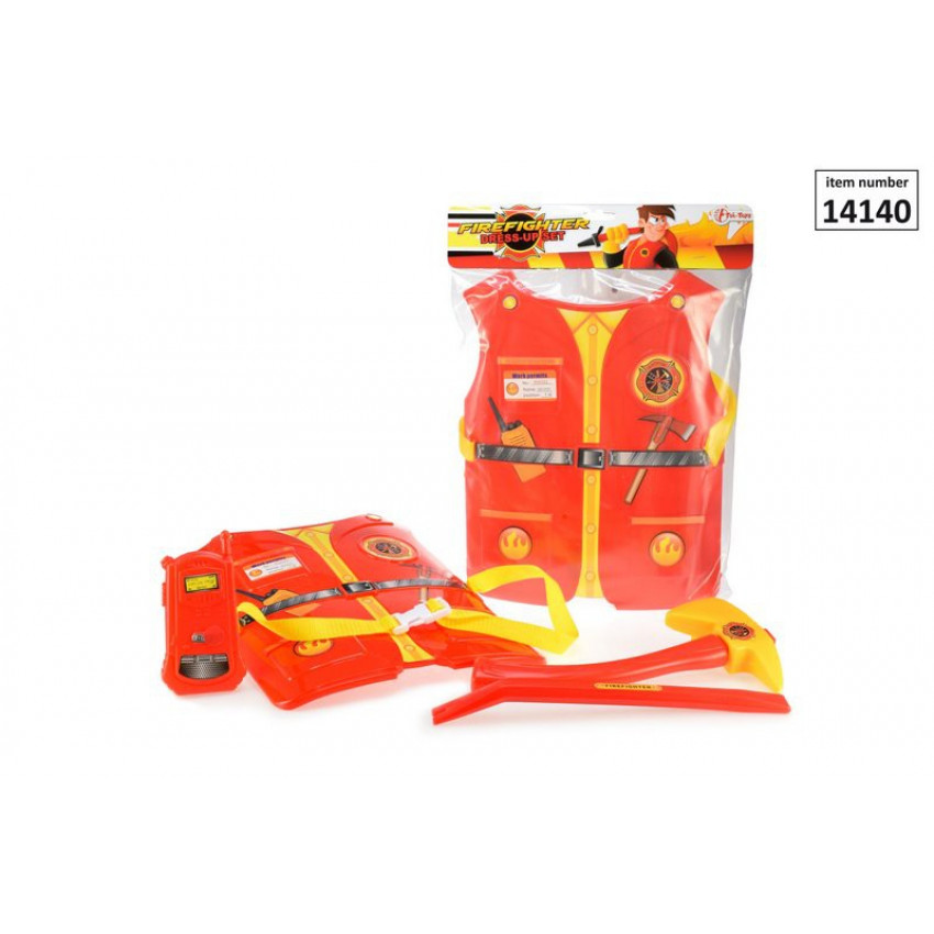  Požiarnik-vesta-sada - Karnevalový kostým