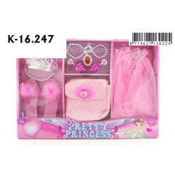 Princezná oblečenie s doplnkami