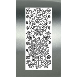 K-7022 Samolepky srdcia priesvitné