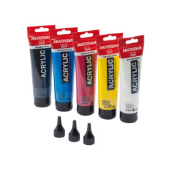 Amsterdam acrylové farby na sklo vysoko transparentné