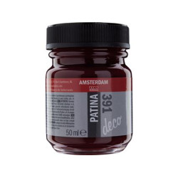 Amsterdam patina deco 50ml- 391-červená