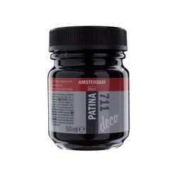 Amsterdam patina deco 50ml- 391-červená