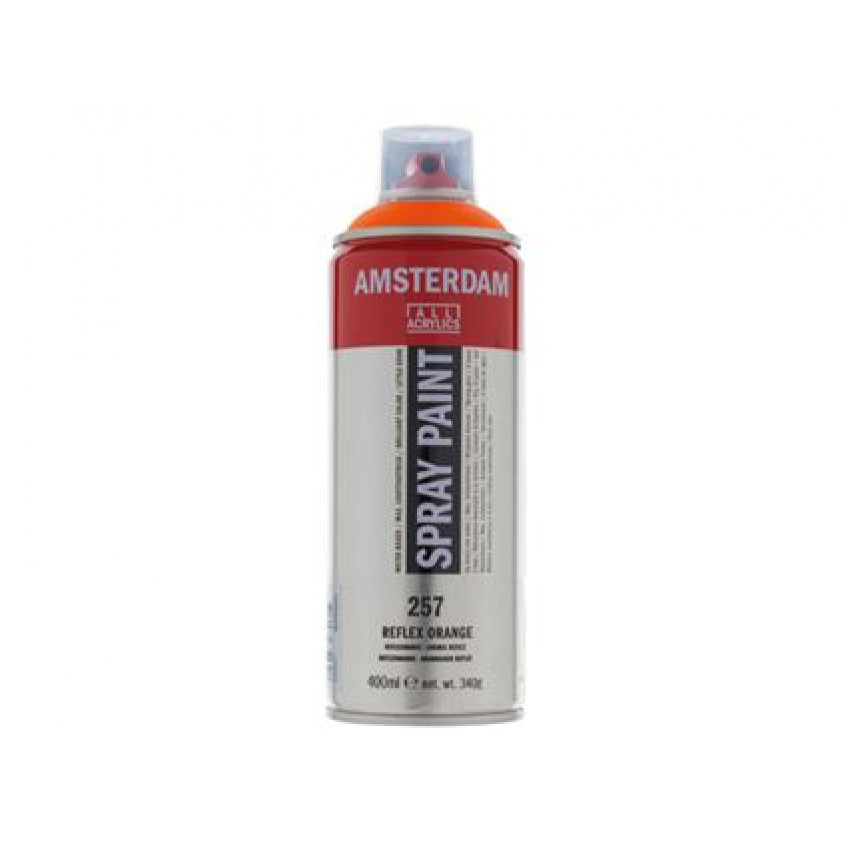 Amsterdam farba v spreji 400ml- 384-reflexná-oranžová