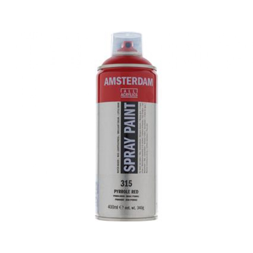 Amsterdam farba v spreji 400ml- 315-červená