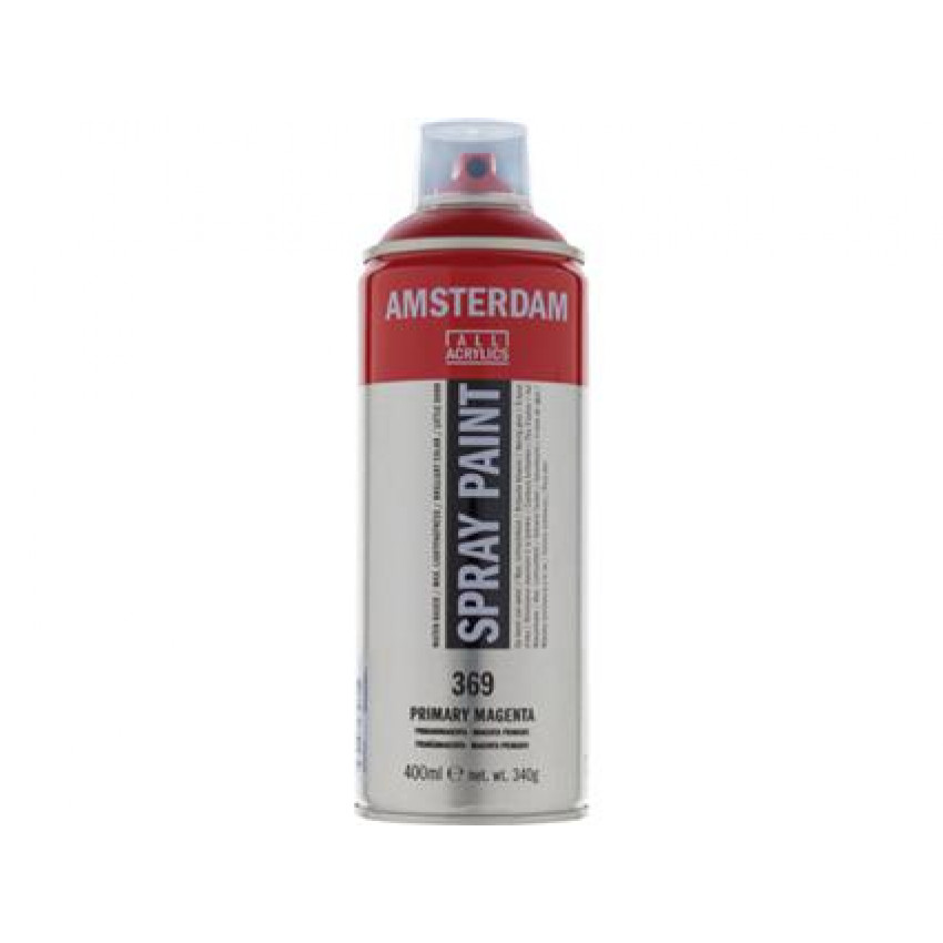 Amsterdam farba v spreji 400ml- 369-tmavo-červená