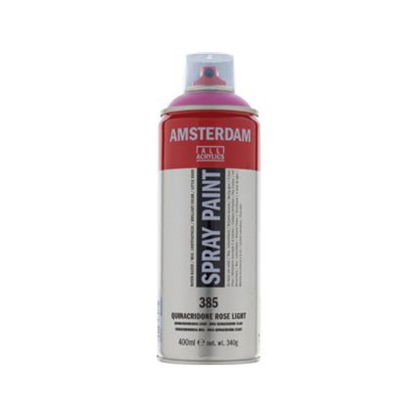 Amsterdam farba v spreji 400ml- 385-svetlo-ružová