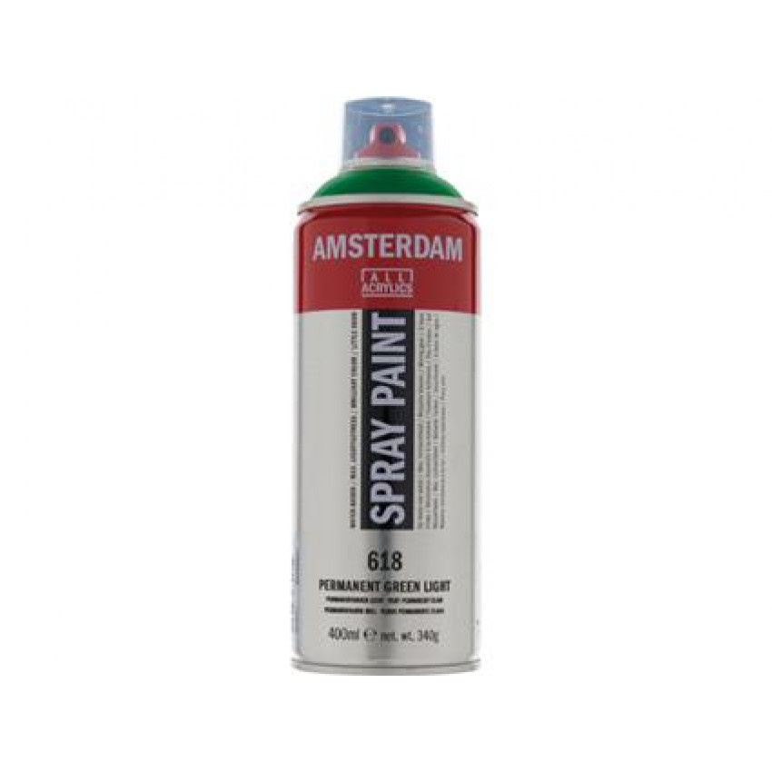 Amsterdam farba v spreji 400ml- 618-zelená