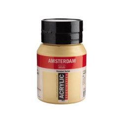 Amsterdam akrylová farba 500ml metalická-light gold
