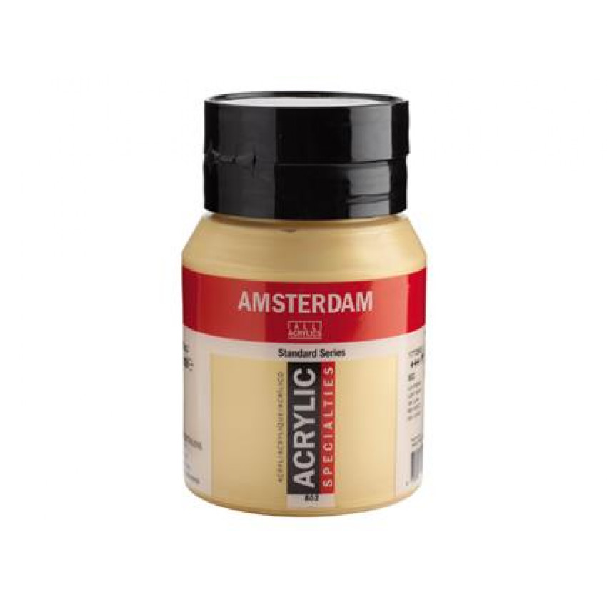 Amsterdam akrylová farba 500ml metalická-light gold
