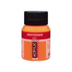 Amsterdam akrylová farba 500ml metalická-light gold