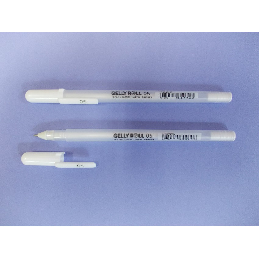 Sakura gelové pero biele, kreslenie