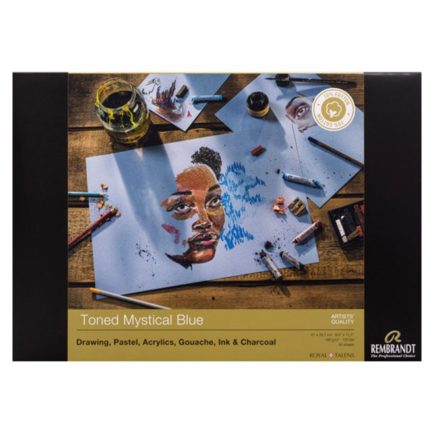 Rembrandt skicár A4 mystická modrá, 180g, 50 listov