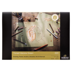 Rembrandt skicár A4, 180g, verona zelená