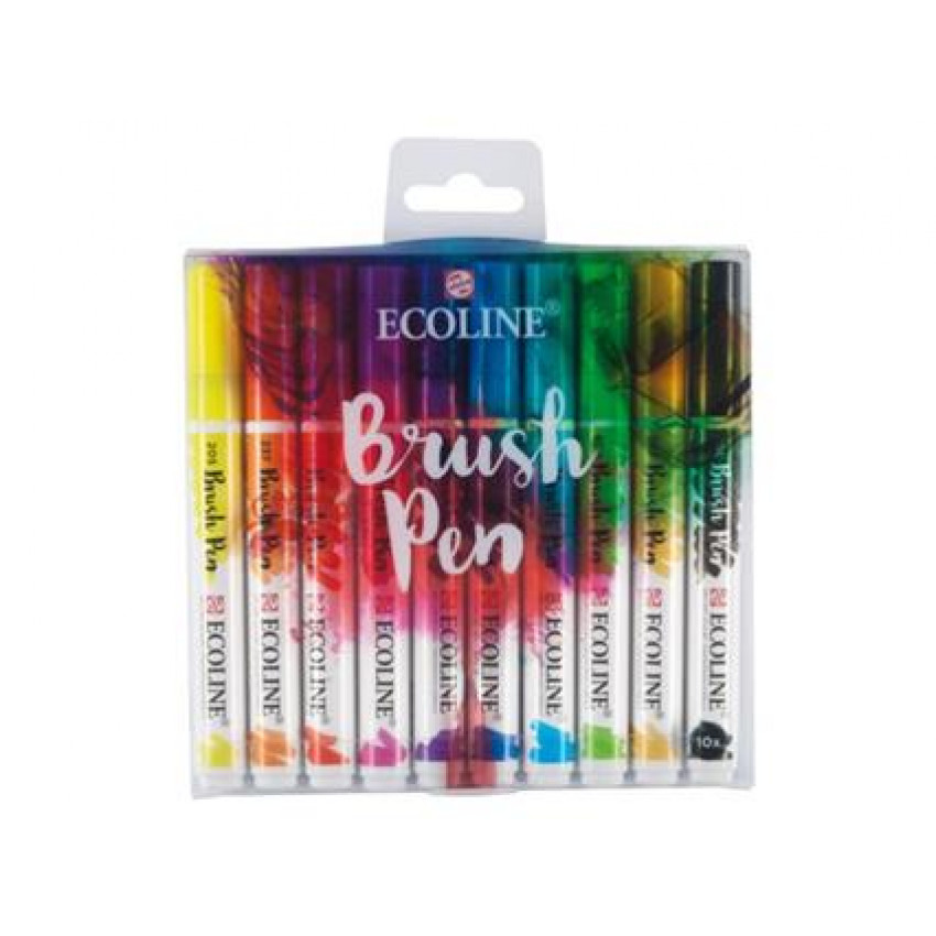 Talens Ecoline štetcové fixi 10 ks