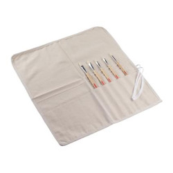 Prírodné plátno, púzdro na štetce