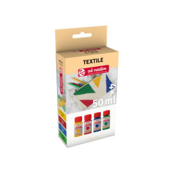 K-14.401 Farby na textil v sade 4x50ml