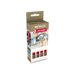 Farby metalické-sada/4x30ml