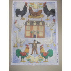 K-7025 Dekupáž papier 50x70cm - 1