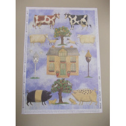 K-7025 Dekupáž papier 50x70cm - 1