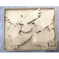 vhodné na dekorovanie, na rozvoj poznávania zvierat u detí, ako edukačná pomôcka...