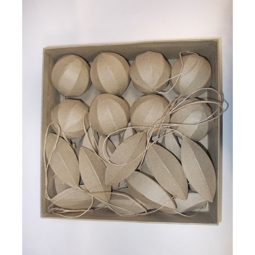 Kartónové ozdoby na dekorovanie- vianoce 24ks