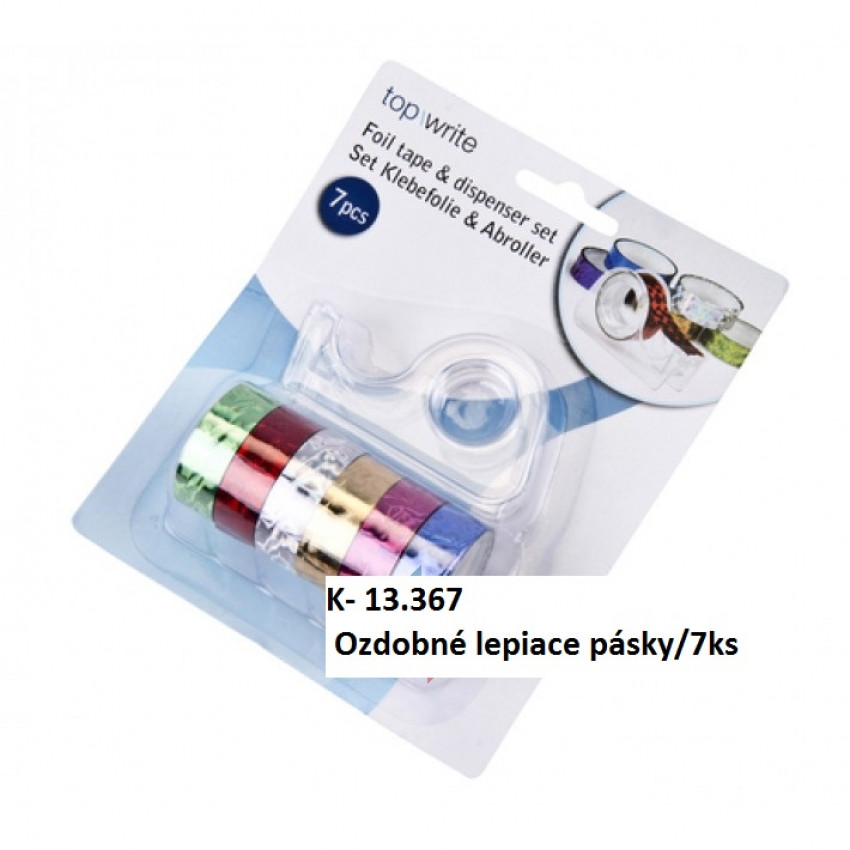 K-13.367 Ozdobné lepiace pásky/7ks