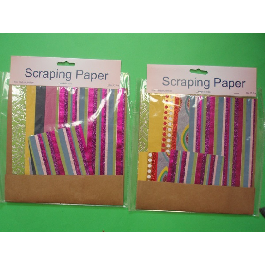 Scraping papier-prúžok-mix