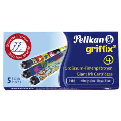 Bombičky Pelikan Griffix 4 modré 5ks